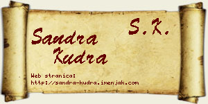 Sandra Kudra vizit kartica